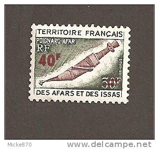 Afars Et Issas N°393 Neuf** Poignard Afar Surchargé - Other & Unclassified