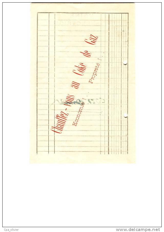 FACTURE 11 LEZIGNAN CORBIERES Usine Gaz Et Electricité, 1934 - Elektriciteit En Gas