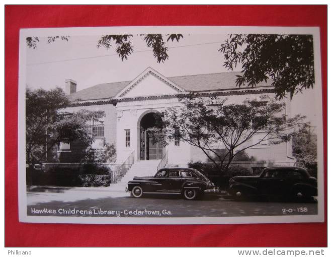 Rp  Cedartown Ga   Hawkee Childrens Library    Cline Photo    EKC Stamp Box - Andere & Zonder Classificatie