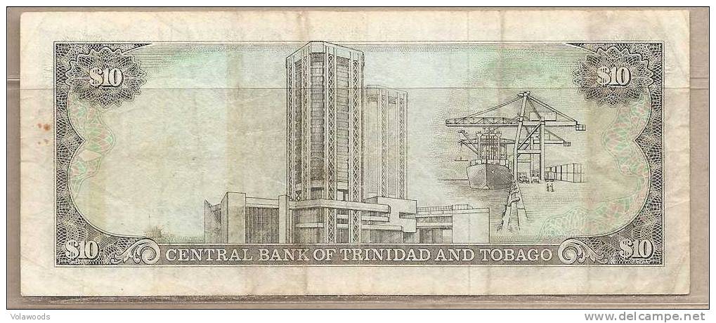 Trinidad & Tobago - Banconota Circolata Da 10 Dollari - Trindad & Tobago