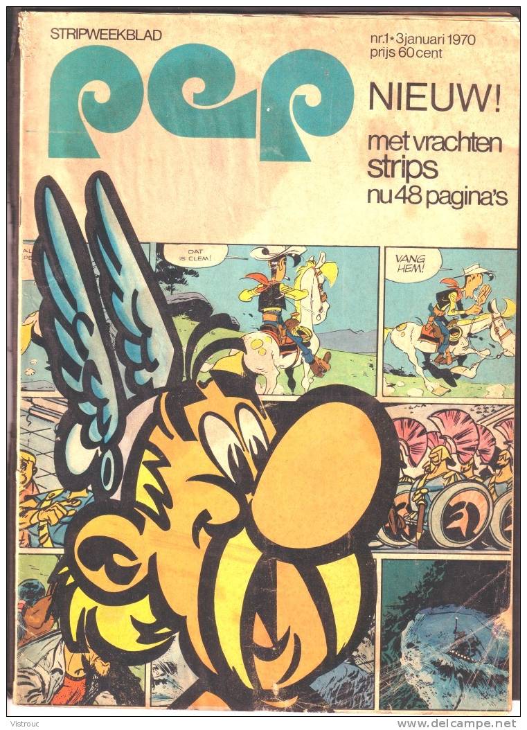 1970 - PEP - N° 1 - Weekblad - Met Artikel/fotos  Over FIAT DINO - Pep