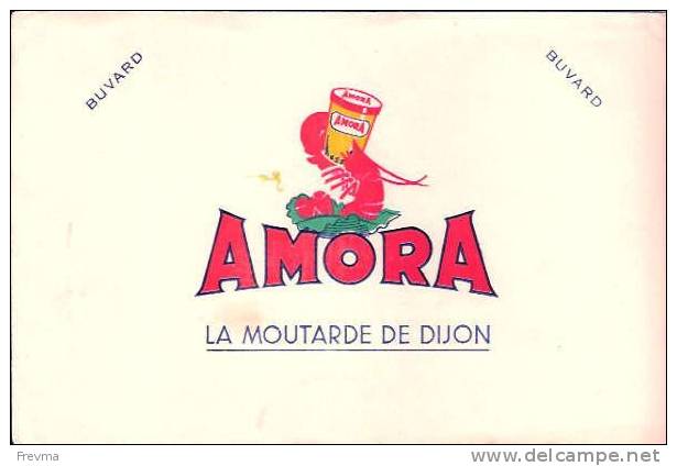 Buvard Moutarde Amora - Moutardes