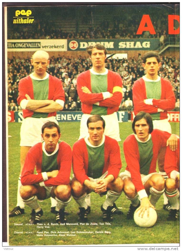 1970 - PEP - N° 4 - Weekblad - Met Poster Van MDO (Met Dick ADVOCAAT Als Speeler) -Lucky LUKE - ASTERIX - Luc ORIENT.... - Pep