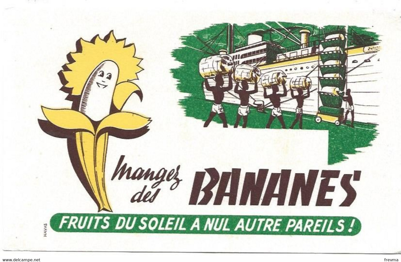 Buvard Mangez Des Bananes - B