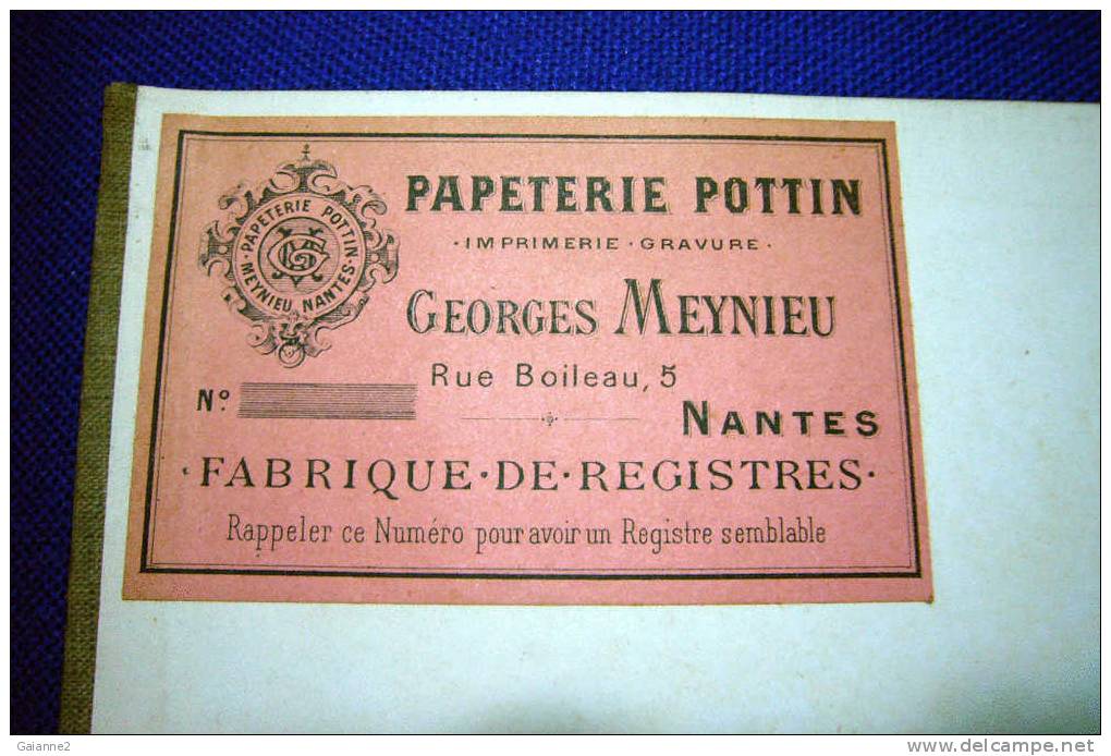 Ancien Régistre Avec Collages Du Journal Le Matin (années De La Première Guerre Mondiale)40pages - Documents Historiques
