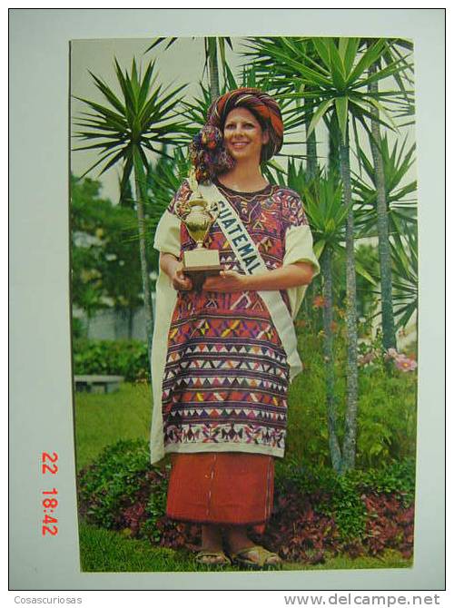 299 GUATEMALA MISS    POSTCARD    AÑOS / YEARS / ANNI  1975 OTHERS IN MY STORE - Guatemala