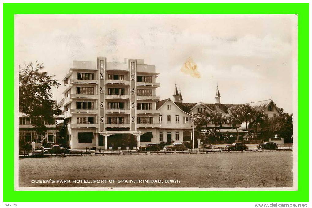 TRINIDAD - QUEEN'S PARK HOTEL - ANIMATED - TRAVEL IN 1954 - - Trinidad