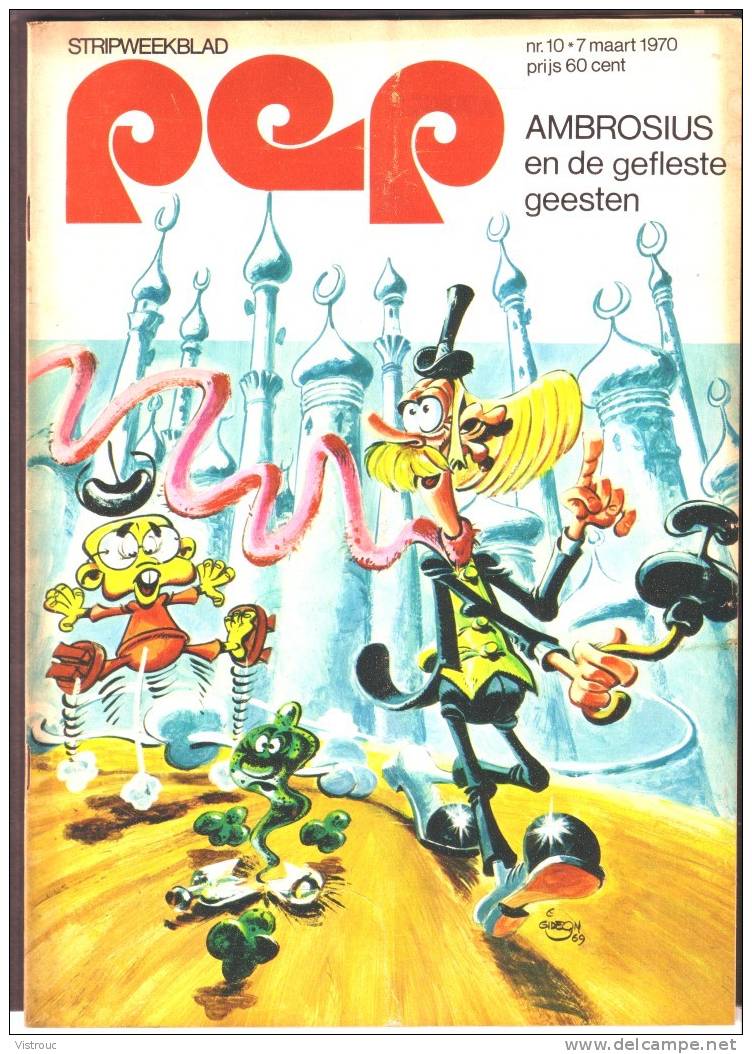 1970 - PEP - N° 10 - Weekblad - Met  HAARLEM Voetball Ploeg Poster - Lucky LUKE - ASTERIX - Luc ORIENT.... - Pep