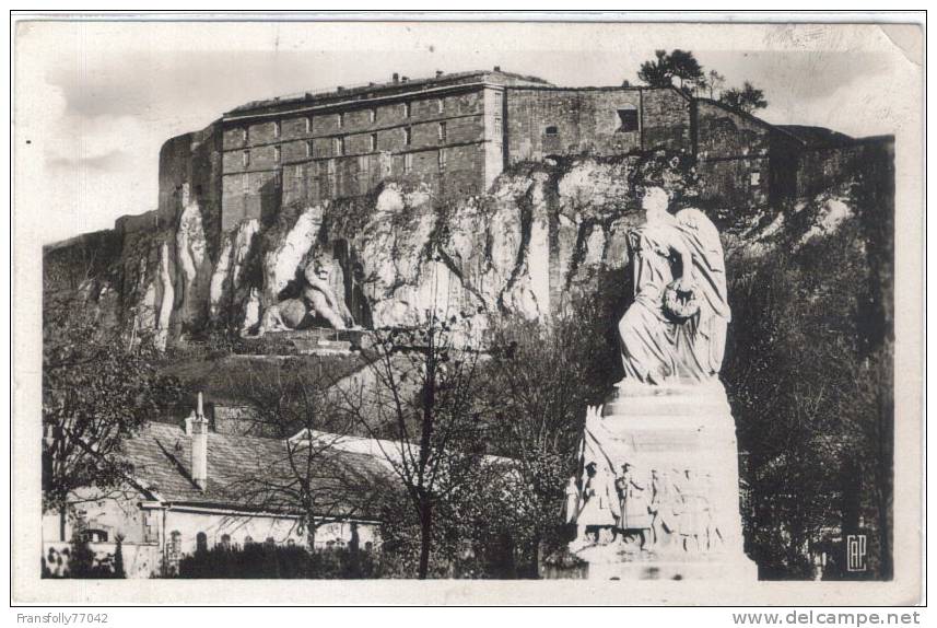 Rppc - FRANCE - FRANCHE-COMTE - BELFORT - Le Chateau Et Le Square Du Souvenir - Franche-Comté