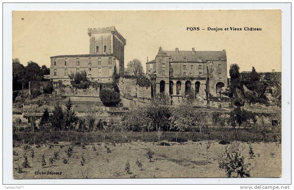 K15 - PONS - Donjon Et Vieux Château - Pons