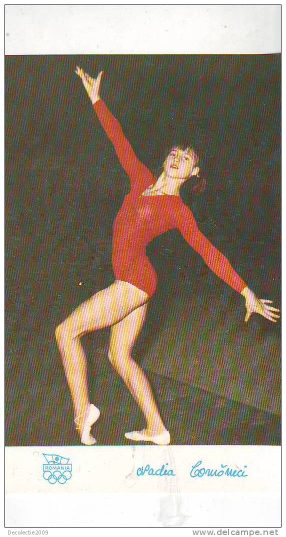 Zd4176 Sport Nadia Comaneci La Championne Olympiquen Montreal 1976 Not Used PPC Good Shape - Gymnastik