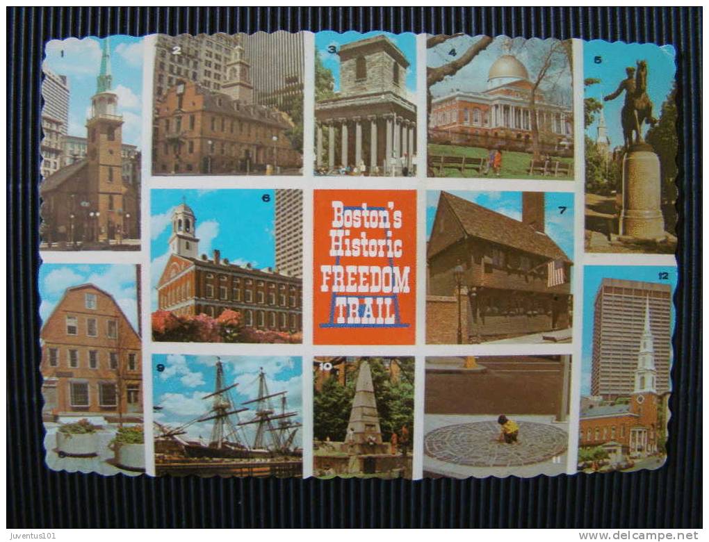 CPSM ETATS UNIS-Boston Historic Freedom Trail - Boston