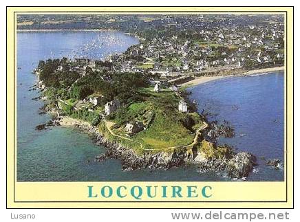 Locquirec - Vue Générale De La Pointe Et De Son Sentier Des Douaniers - Locquirec