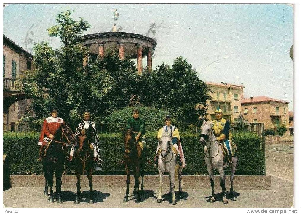 FAENZA - PALIO DEL NIBALLO - 29 GIUGNO . I CAVALIERI DEI RIONI . Cartolina Viaggiata - Faenza