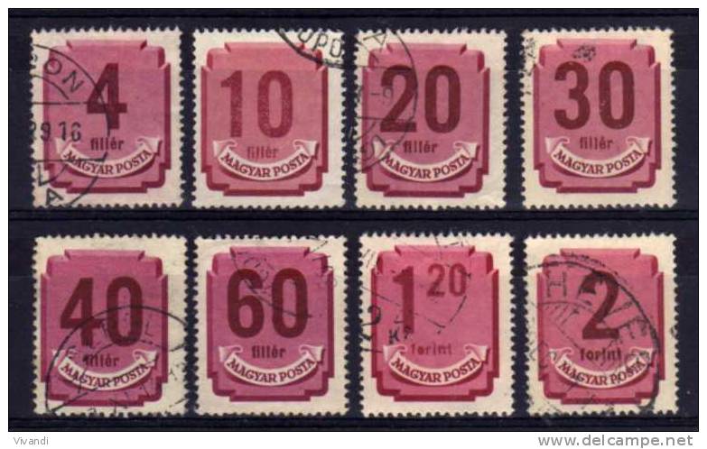 Hungary - 1946/47 - Postage Dues - Used - Postage Due