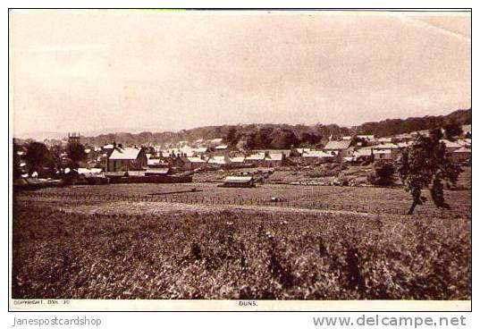 Distant View DUNS - Berwickshire - The Borders - SCOTLAND - Berwickshire