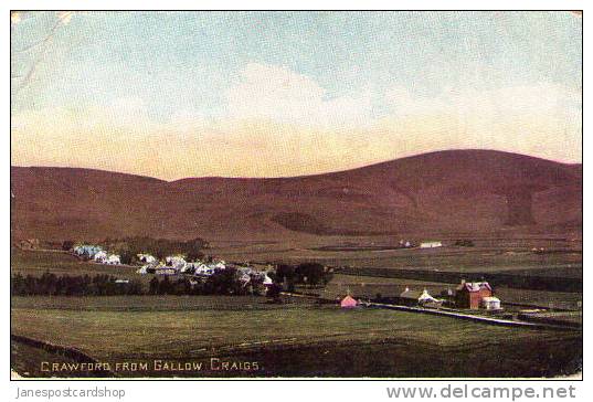 CRAWFORD From Gallow Craigs - Lanarkshire - Strathclyde - SCOTLAND - Lanarkshire / Glasgow