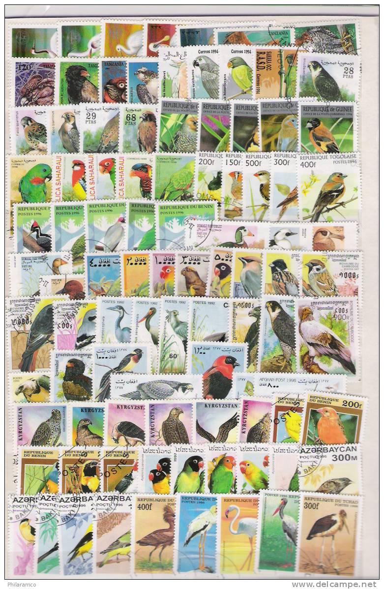 BIRDS   A SET OF 39 USED SETS  FOR YOUNG COLLECTORS .FINE AND CHEAP - Collections, Lots & Séries