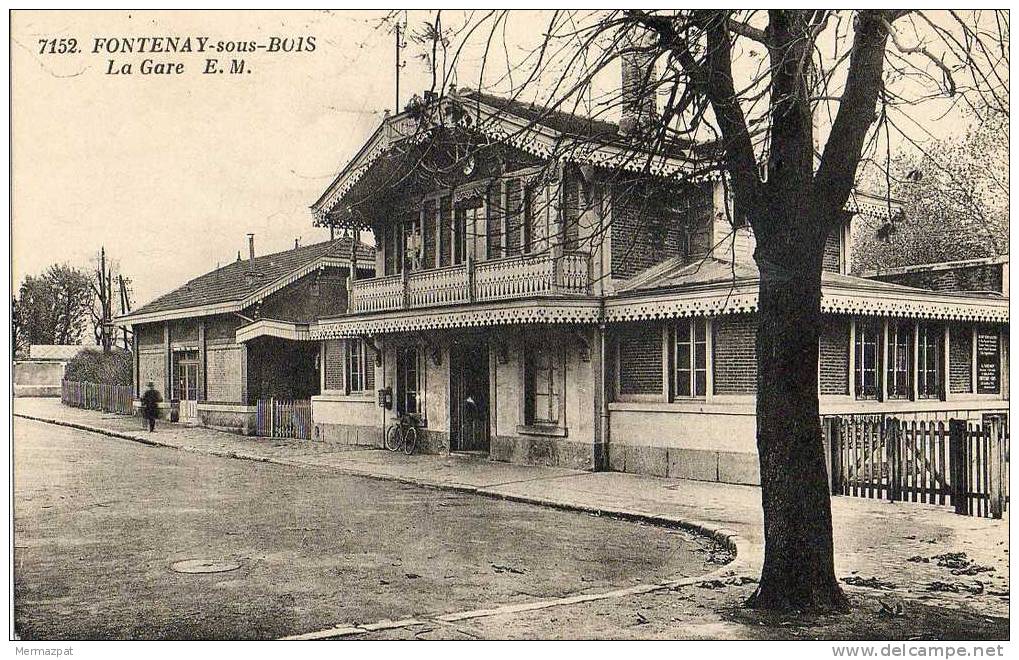 FONTENAY-SOUS-BOIS (Val-de-Marne 94) - La Gare. - Fontenay Sous Bois