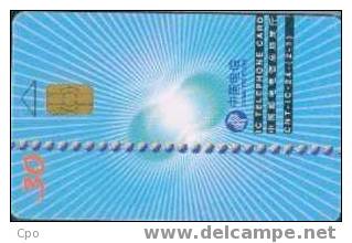 # CHINA IC31-IC-24-(2-1) Telecom  - BEIJING 30Y Puce?   Tres Bon Etat - Chine