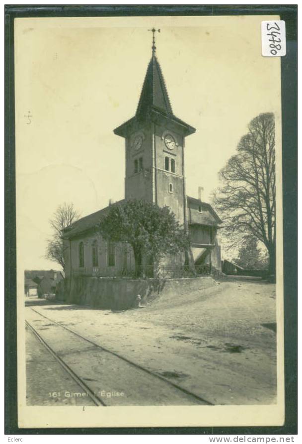 DISTRICT D´AUBONNE ///  GIMEL - L'EGLISE - TB - Gimel