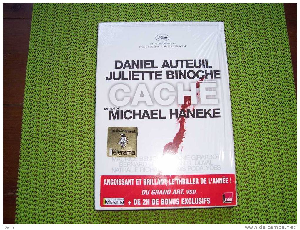 CACHE FILM DE MICHAEL HANEKE AVEC DANIEL AUTEUIL ET JULIETTE BINOCHE +++++ - Crime