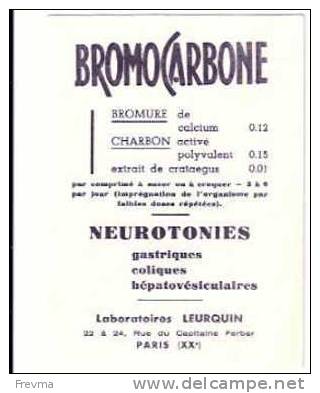 Buvard Bromocarbone - Produits Pharmaceutiques