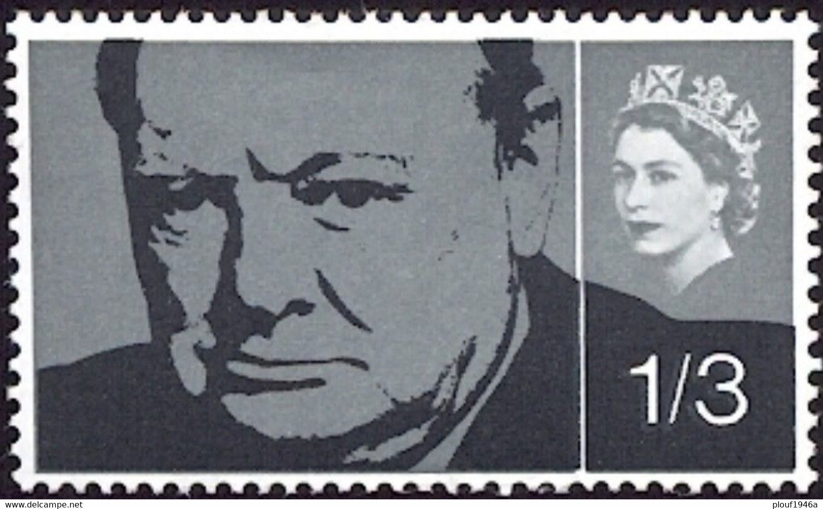 Pays : 200,6 (G-B) Yvert Et Tellier N° :   398  (**) NMH  Filigrane O [CHURCHILL] - Unused Stamps