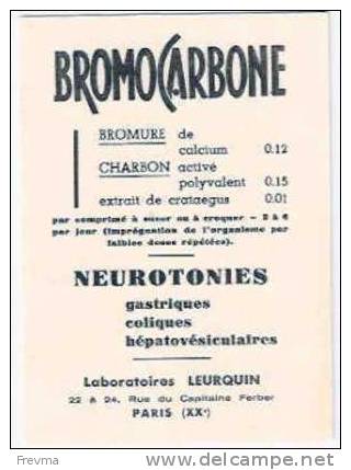 Buvard Bromocarbone - Produits Pharmaceutiques