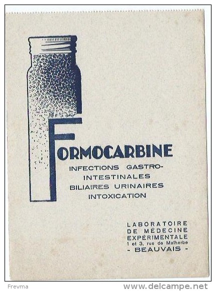 Buvard Formocarbine Infections - Chemist's