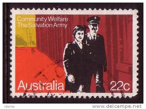 1980 - Australian Community Health 22c The SALVATION ARMY Stamp FU - Oblitérés