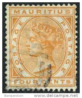 Mauritius #60 (SG #96) Used Victoria From 1879 - Maurice (...-1967)