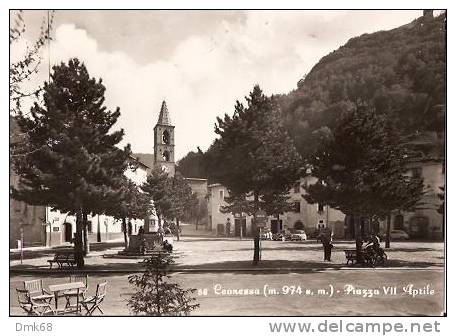 LEONESSA ( RIETI ) PIAZZA VII APRILE - 1957 - Rieti