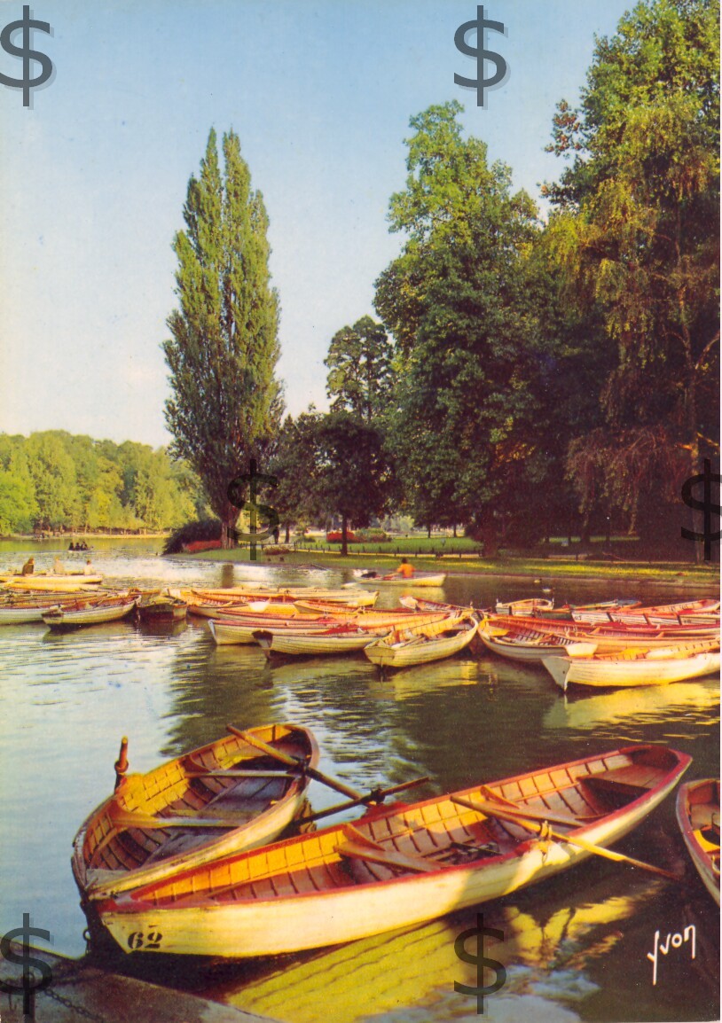 PARIS 75012 Bois De Vincennes La Lac Daumesnil ( Barques ) - Distrito: 12