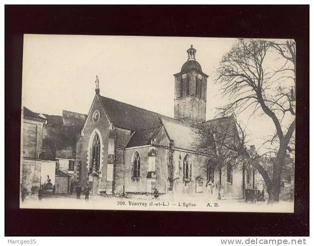 Vouvray L'église édit.A.B. N° 709 - Vouvray