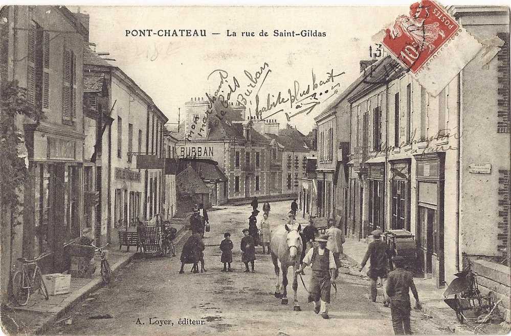 LOIRE ATLANTIQUE 44.PONTCHATEAU.LA RUE SAINT GILDAS - Pontchâteau