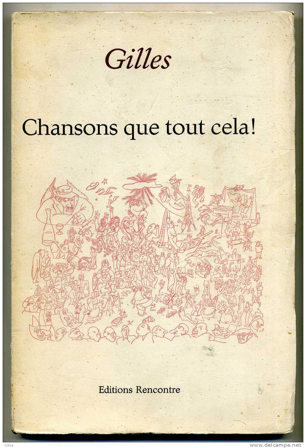 GILLES  Jean VILLARD « Chansons Que Tout Cela» 1963 - Música