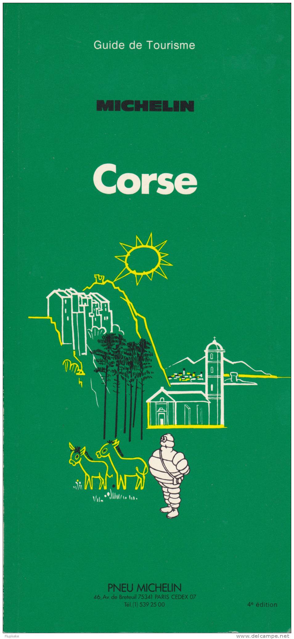 Guide Michelin Vert Corse 1980 Ouvrage Comme Neuf - Michelin (guides)