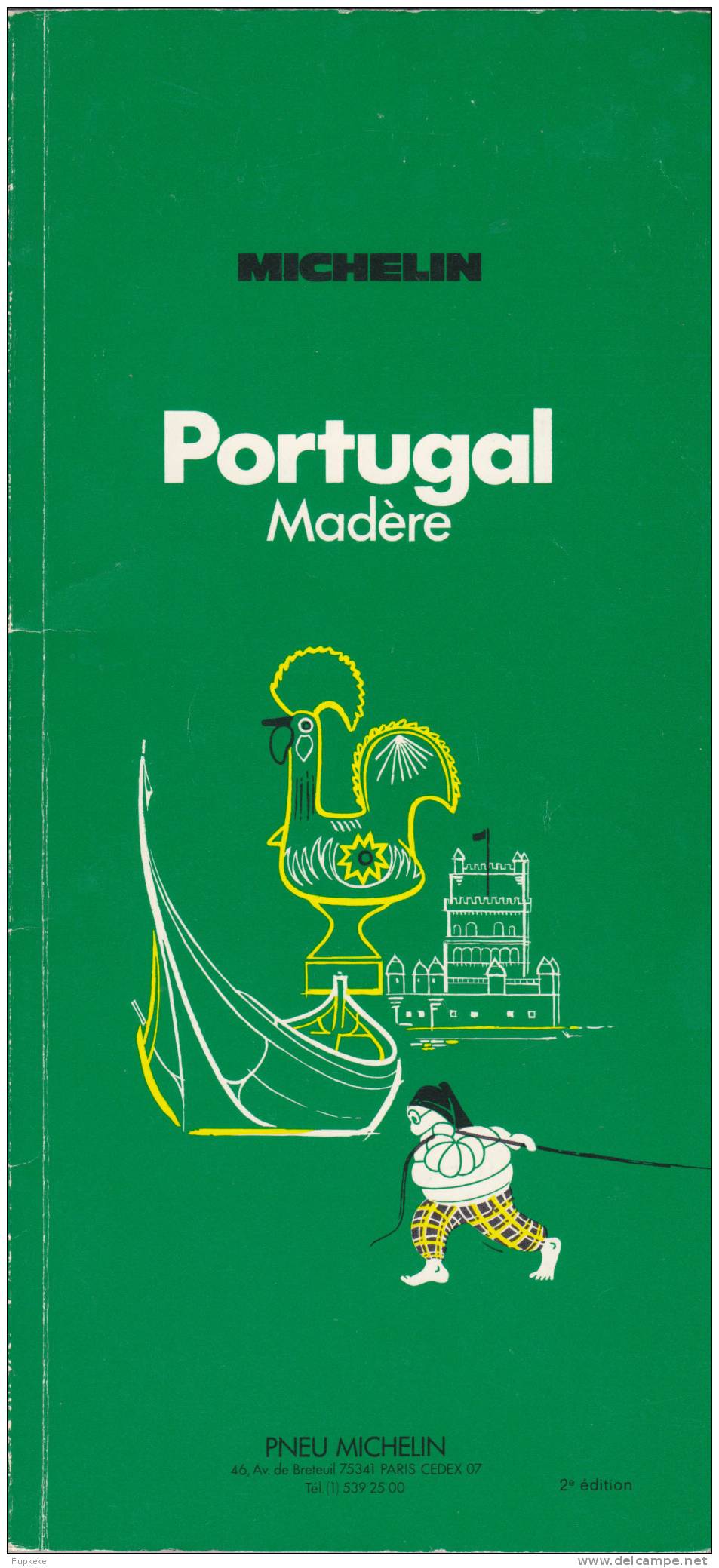 Guide Michelin Vert Portugal  Madère 1974 Ouvrage En Parfait état - Michelin-Führer