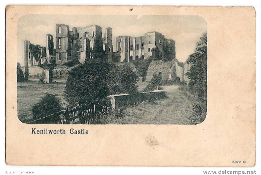 CPA Kenilworth Castle Chateau Royaume Uni Angleterre Great Britain WarWickshire - Autres & Non Classés