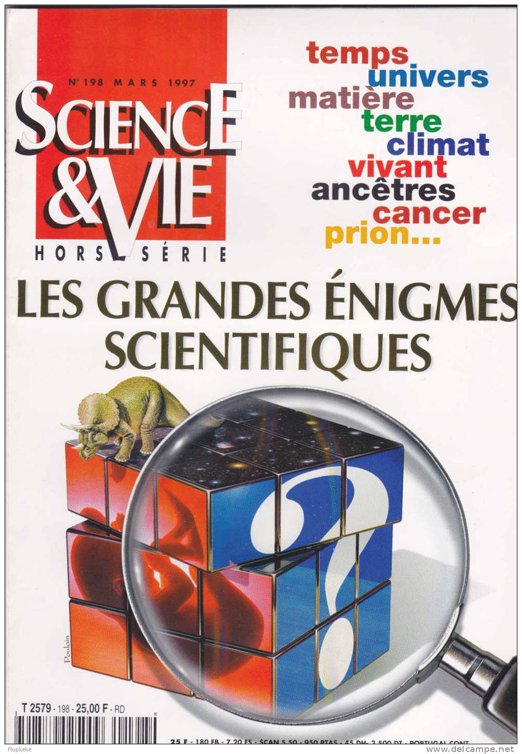 Science Et Vie Hs 198 Mars 1997 Les Grandes Enigmes Scientifiques Temps Matière Terre Climat Vivant Ancêtres Cancer - Ciencia