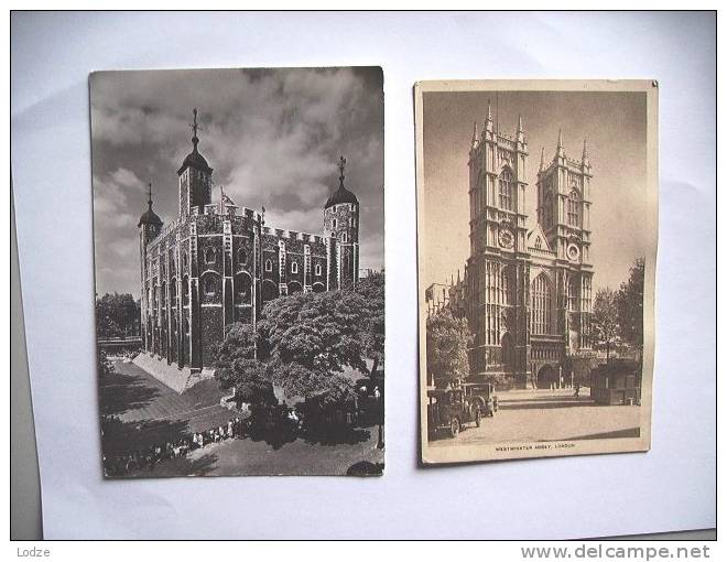 Engeland England London  Lot Set Of 2 Nice Postcards - 5 - 99 Postcards