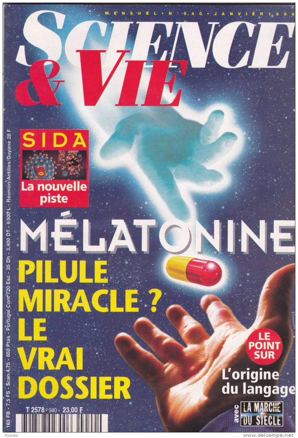 Science Et Vie 940 Janvier 1996 Mélatonine Pilule Miracle? Le Vrai Dossier - Ciencia