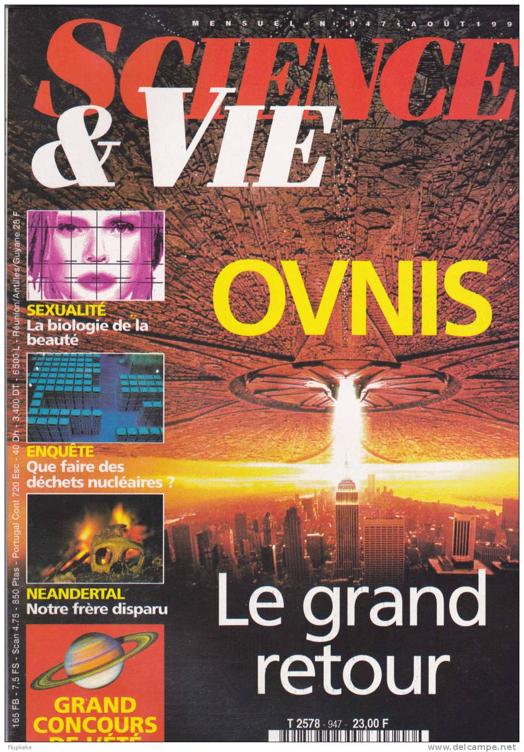 Science Et Vie 947 Août 1996 Ovnis Le Grand Retour - Science