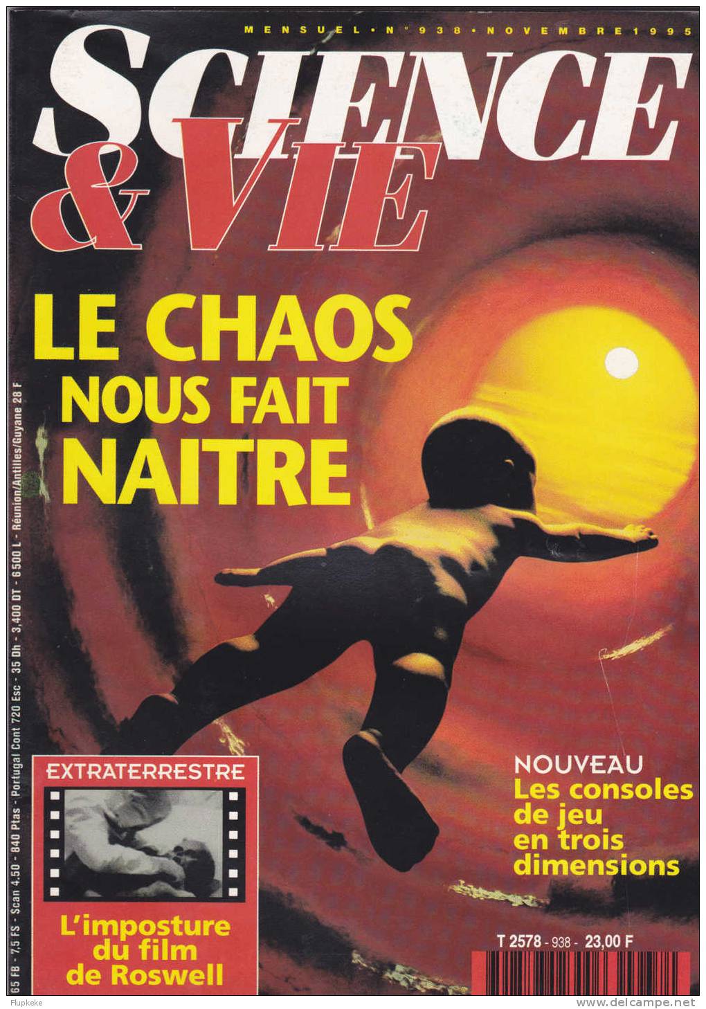 Science Et Vie 938 Novembre 1995 Le Chaos Nous Fait Naître - Ciencia