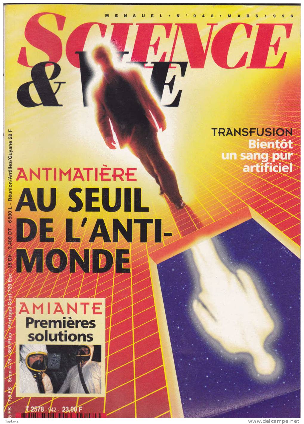 Science Et Vie 942 Mars 1996 Antimatière Au Seuil De L´Antimatière - Ciencia