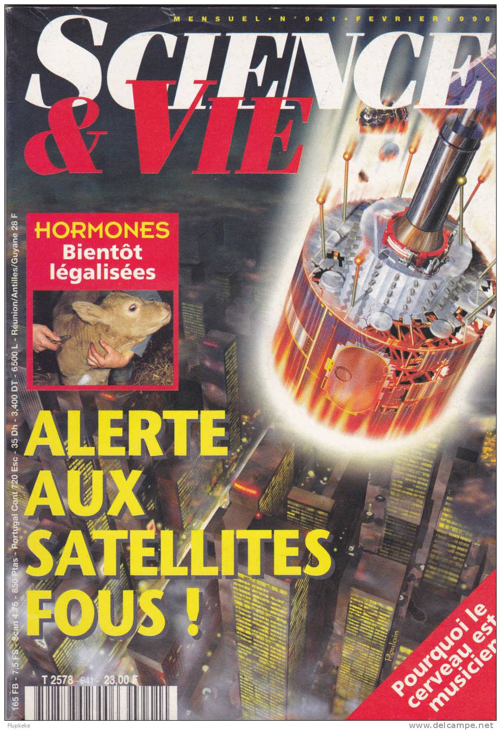 Science Et Vie 941 Février 1996 Alerte Aux Satellites Fous! - Science