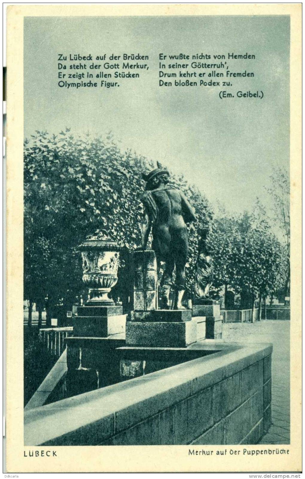 Lübeck - Merkur Auf Der Puppenbrücke - Luebeck