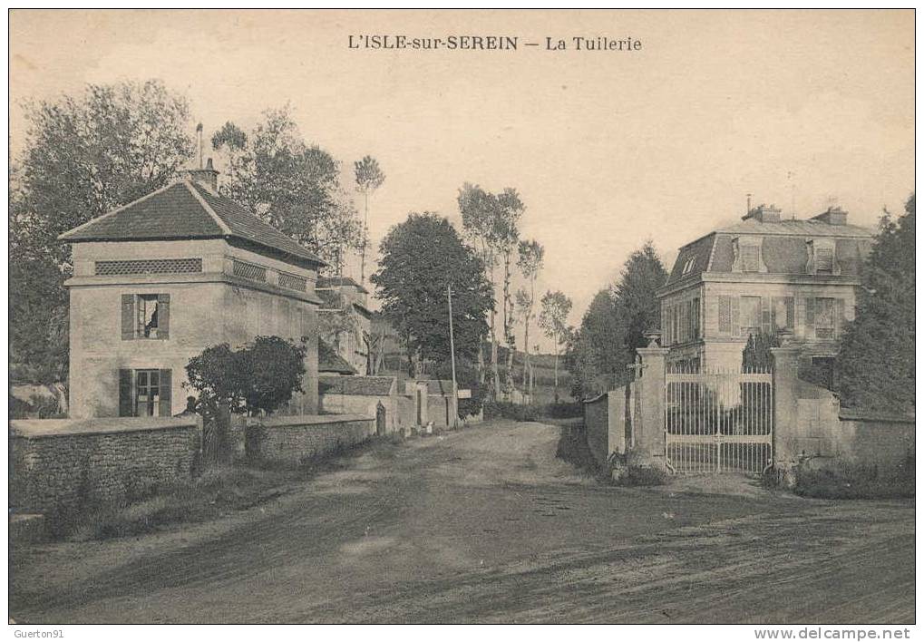 CPA ( 89 )  L´ ISLE SUR SEREIN  La Tuilerie - L'Isle Sur Serein
