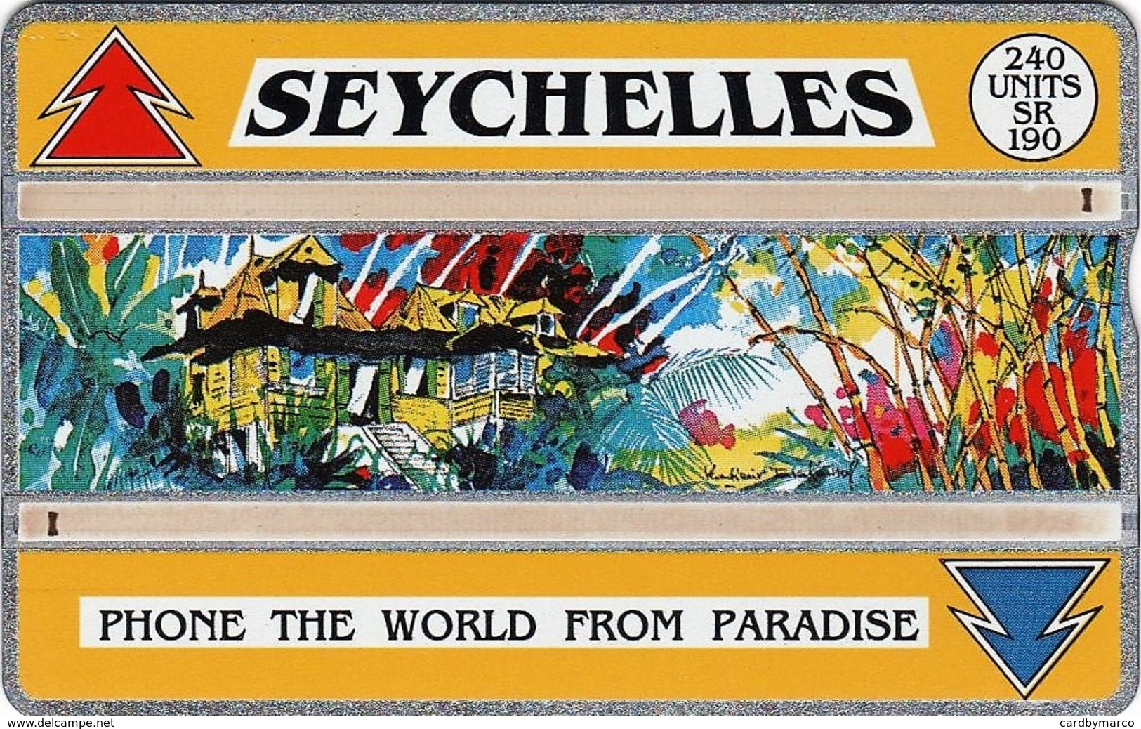 *IS. SEYCHELLES* - Scheda Usata - Seychellen